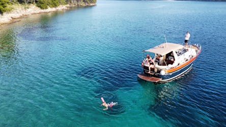 Elaphiti Islands luxury private boat tour with optional pickup